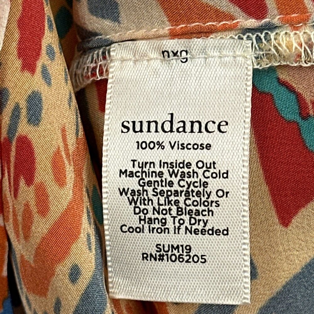 Sundance Women's Multicolored Short Flutter Sleev… - image 6